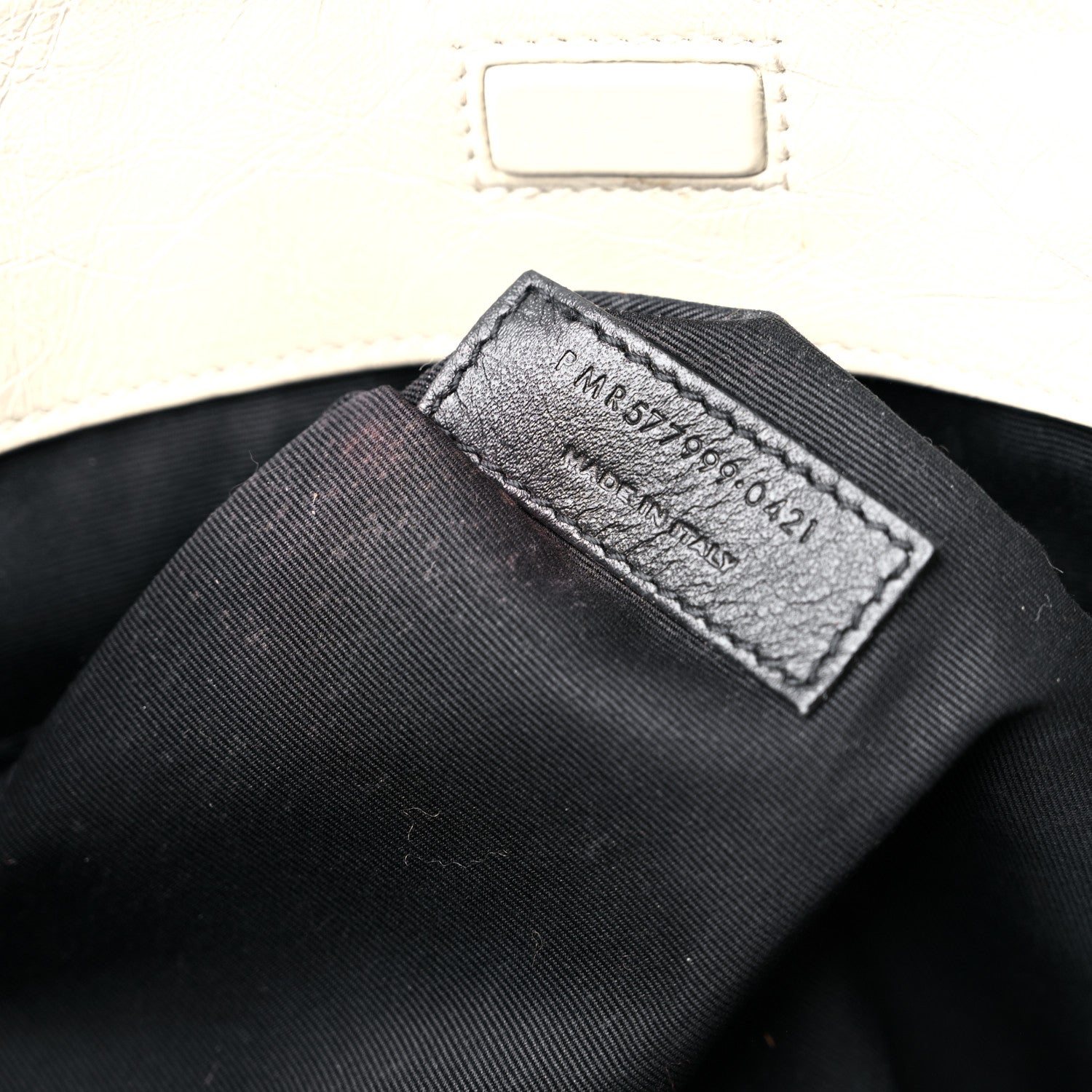Saint Laurent Crinkled Calfskin Matelasse Monogram Medium Niki Shopper Tote Crema Soft 7 of 17