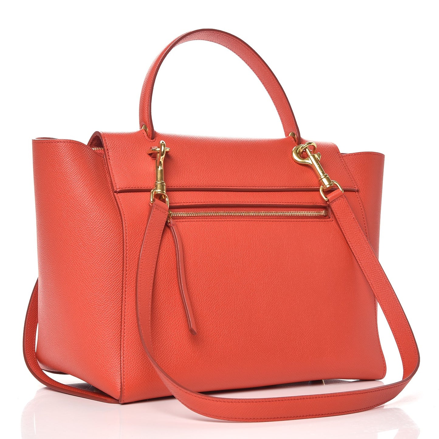Grained Calfskin Mini Belt Bag Poppy