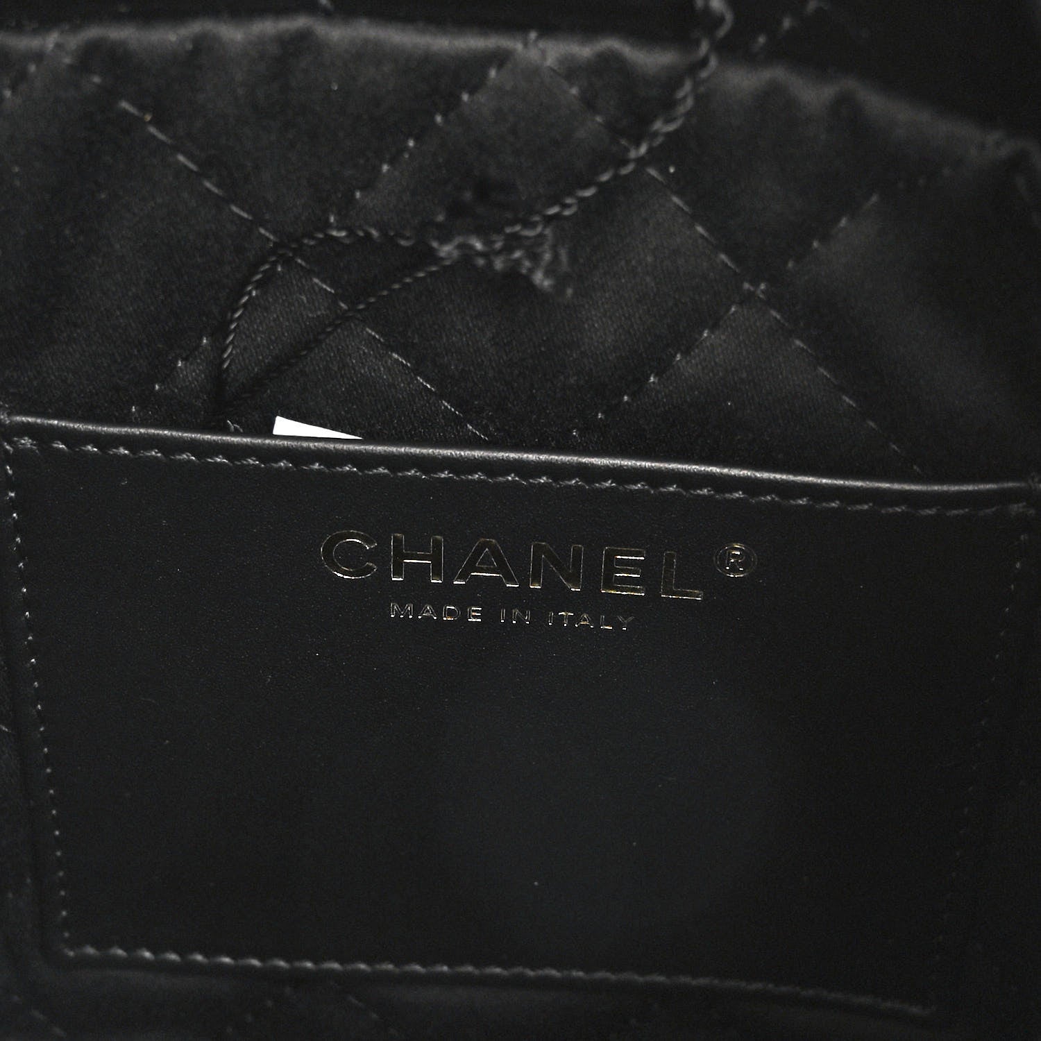 Chanel Shiny Calfskin Quilted Mini Chanel 22 Black 6 of 9