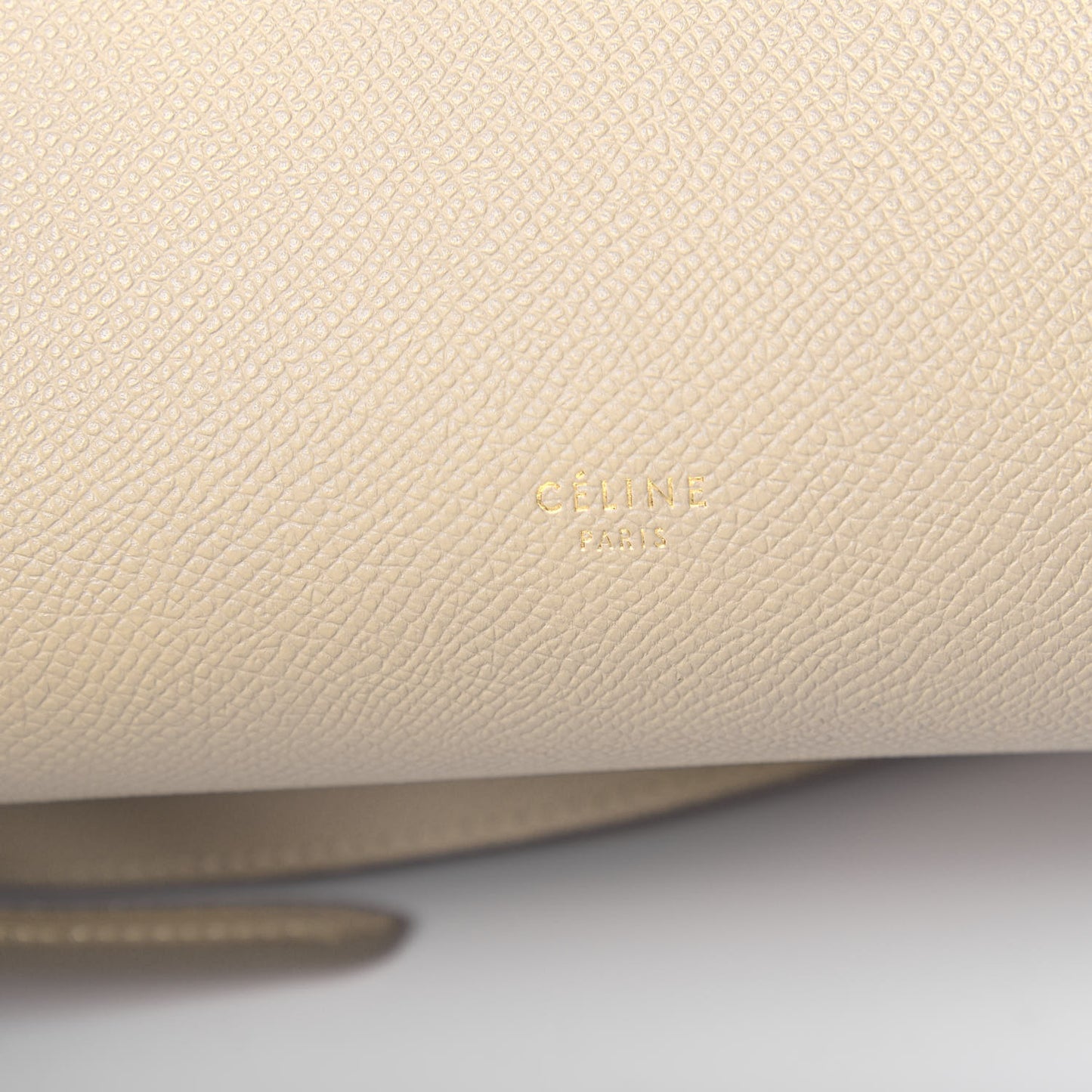 Grained Calfskin Micro Belt Bag Light Taupe