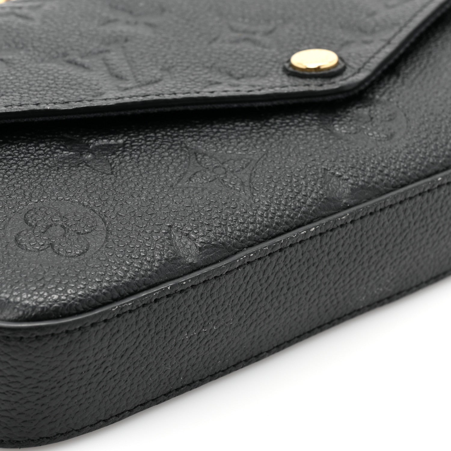 Louis Vuitton Empreinte Pochette Felicie Chain Wallet Black 12 of 13