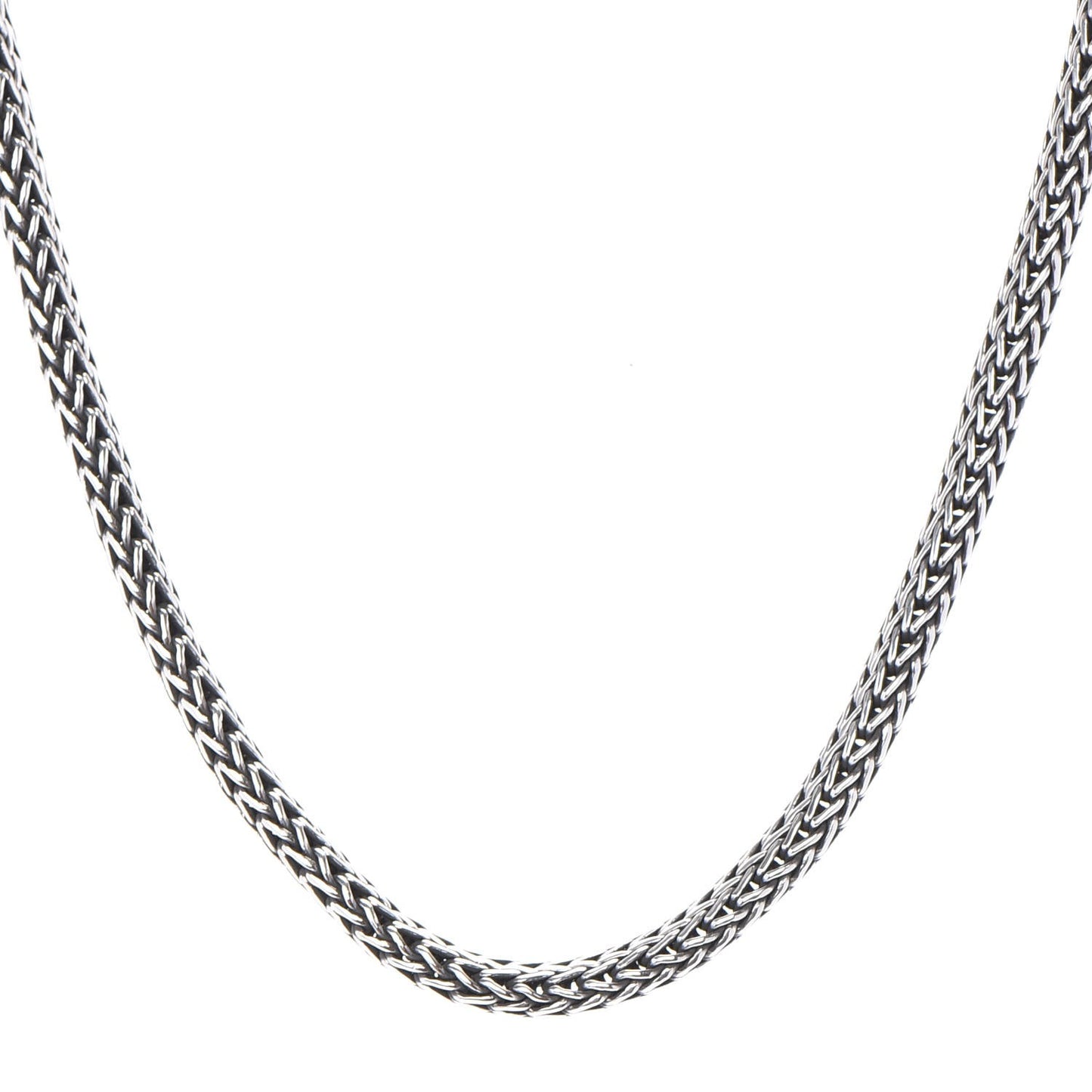 Sterling Silver 18K Yellow Gold Dot Classic Chain Necklace