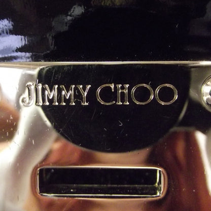 Jimmy Choo Crushed Patent Shearling Trim Riki Bag 8 of 11