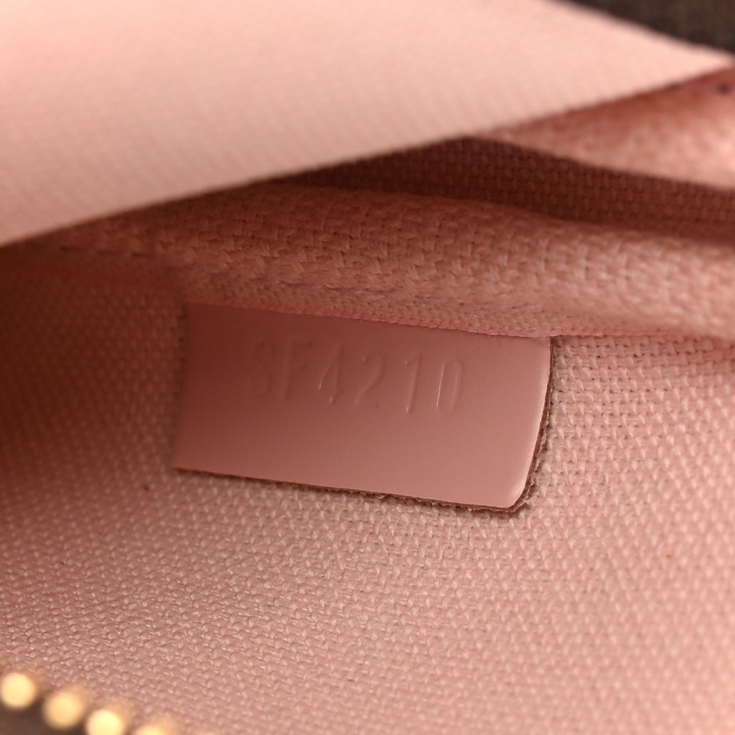 Damier Ebene 2020 Christmas Animation Big Wheel Mini Pochette Accessories Rose Ballerine