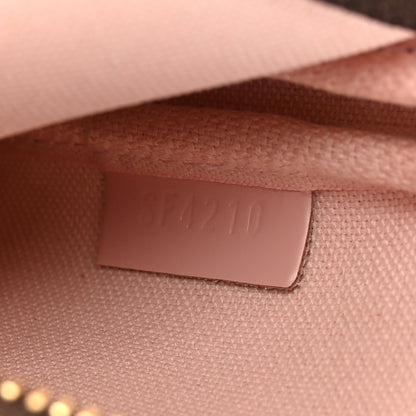Louis Vuitton Damier Ebene 2020 Christmas Animation Big Wheel Mini Pochette Accessories Rose Ballerine 7 of 8