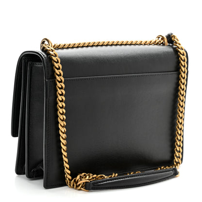 Saint Laurent Calfskin Medium Monogram Sunset Black 3 of 11