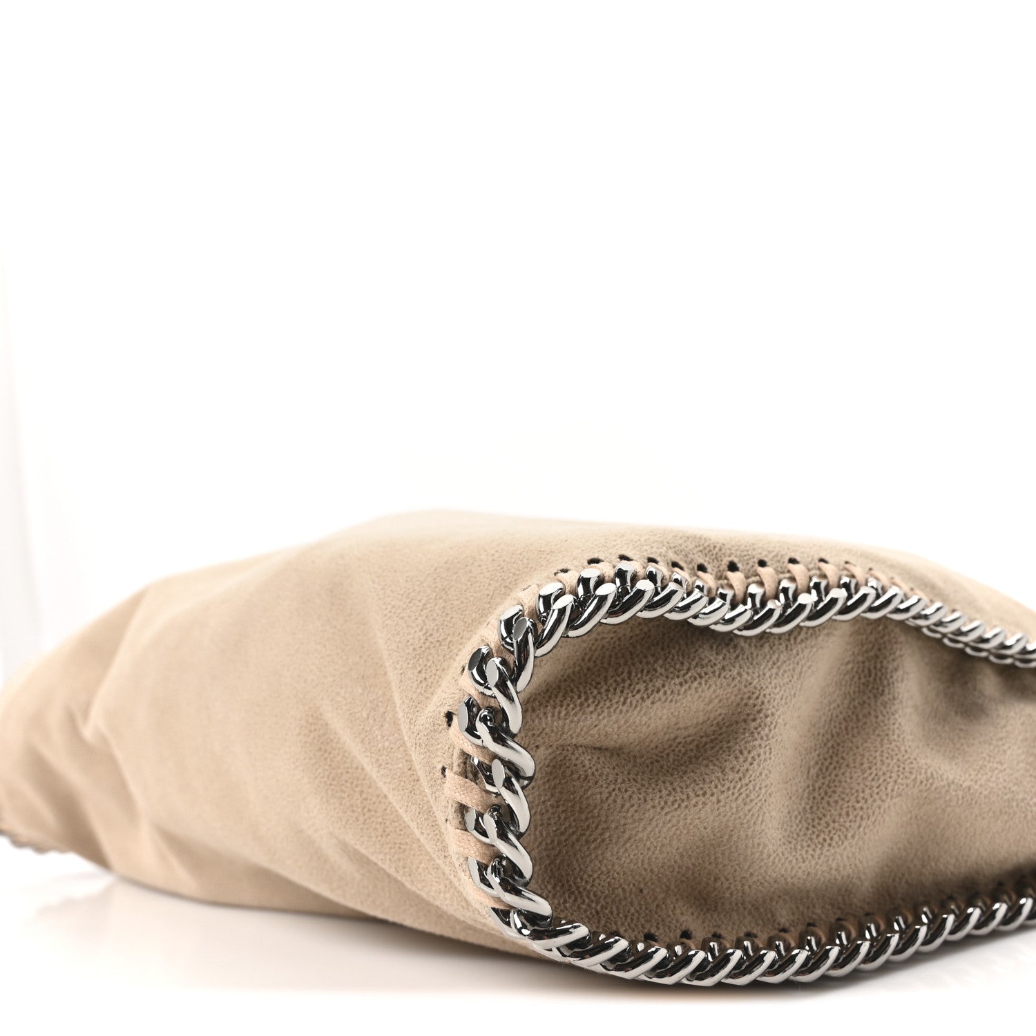 Stella McCartney Shaggy Deer Falabella Fold Over Tote Taupe 10 of 10