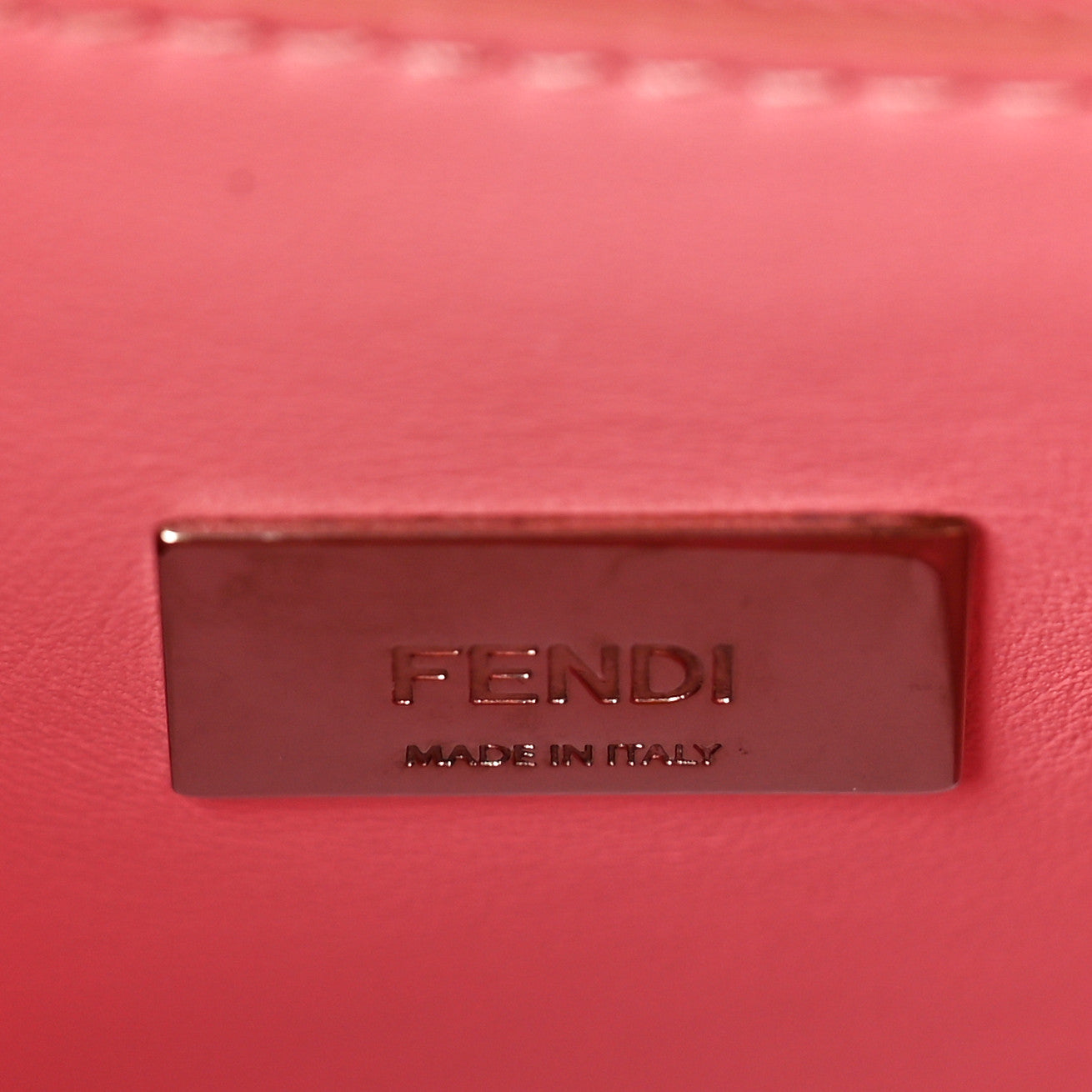 Fendi Vitello Tahiti Burro Medium Peekaboo Iconic Essentially Satchel Blue Notte Flamingo Black Cherry 7 of 10