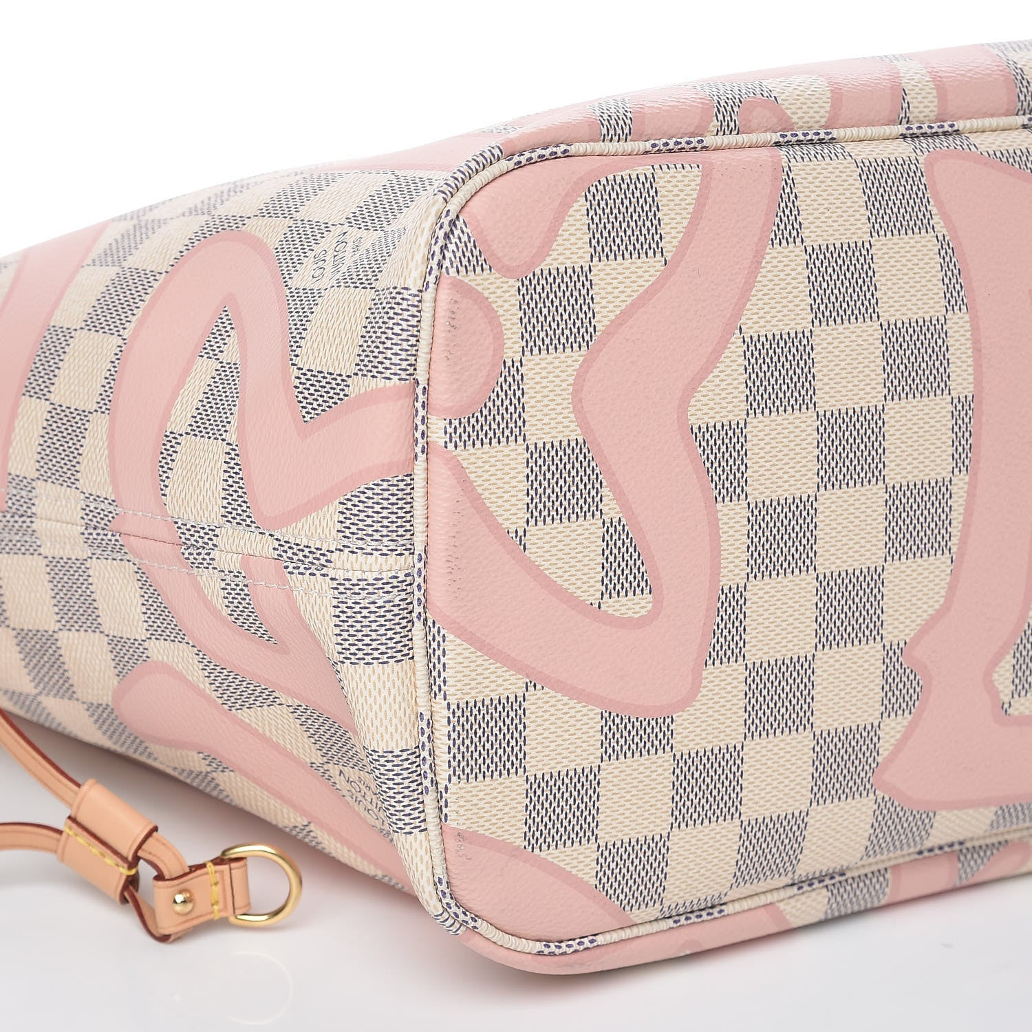 Louis Vuitton Damier Azur Tahitienne Neverfull MM 10 of 11