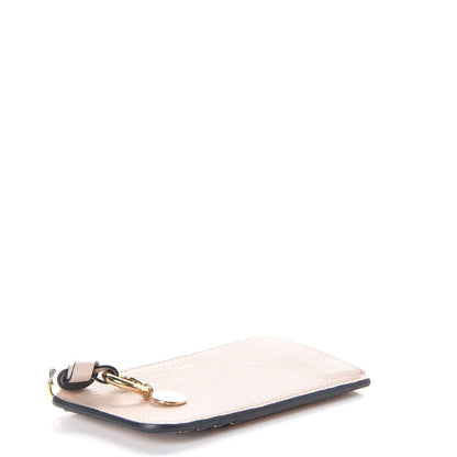 Chloe Calfskin Alphabet Purse Wallet Cement Pink 3 of 7