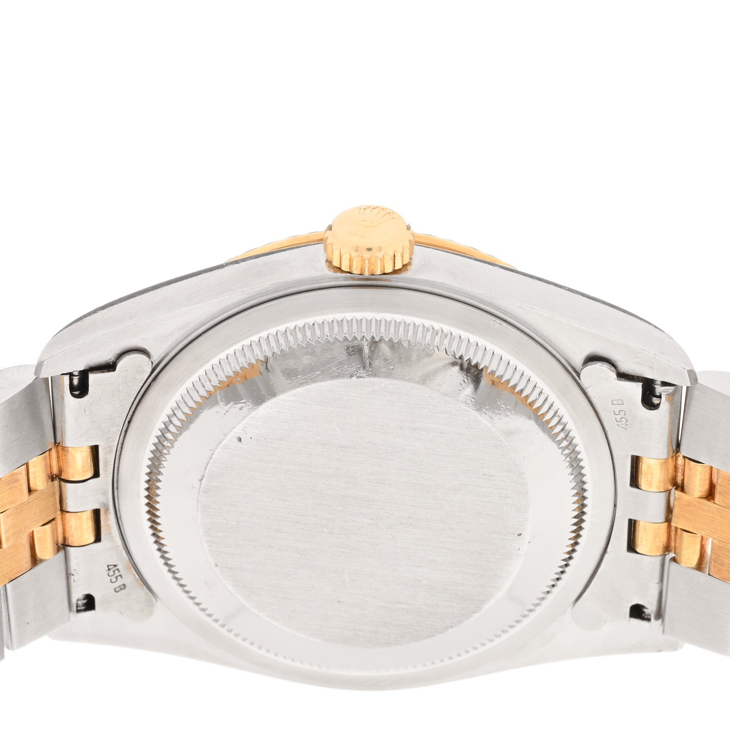 Rolex Stainless Steel 18K Yellow Gold Diamond 36mm Oyster Perpetual Datejust Watch Champagne Jubilee 16233 4 of 4