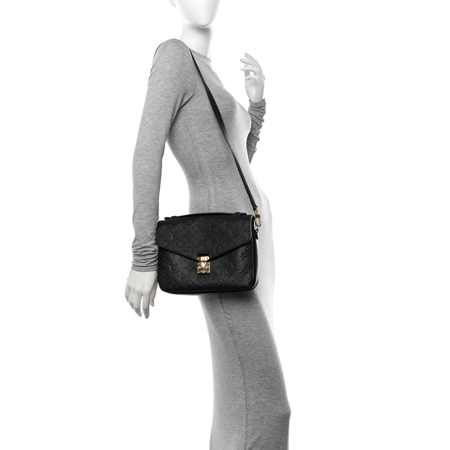 Louis Vuitton Empreinte Pochette Metis Black 2 of 13