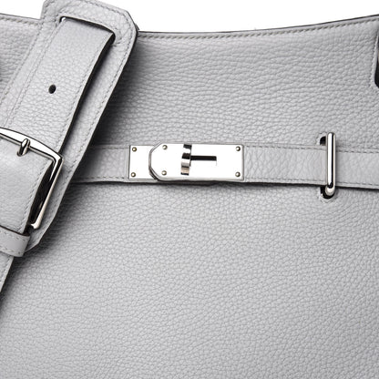 Hermes Taurillon Clemence Jypsiere 28 Bleu Arctic 11 of 14