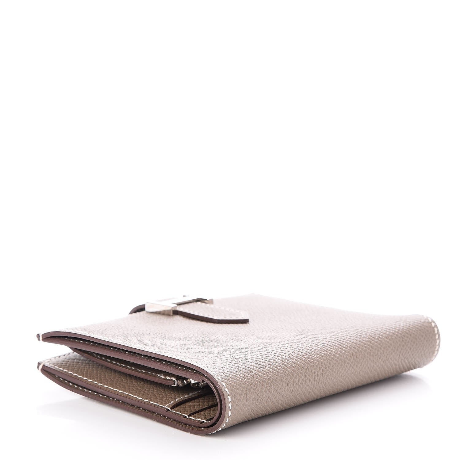 Hermes Epsom Bearn Compact Wallet Etoupe 4 of 9