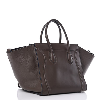 Celine Supple Calfskin Medium Phantom Luggage Anthracite 3 of 17