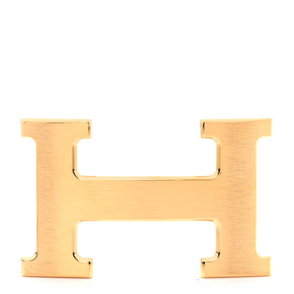 Hermes Polished 32mm H Belt Buckle Gold 1 of 4