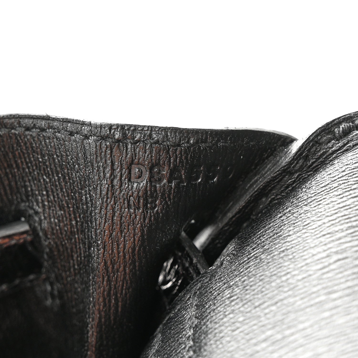 Hermes Shiny Porosus Crocodile Birkin 25 Black 8 of 11