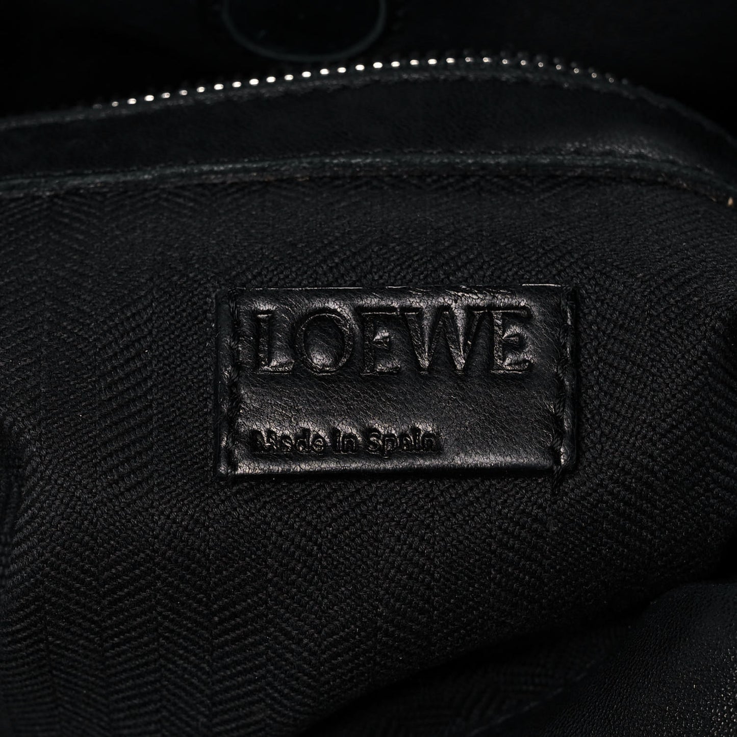 Calfskin Small Flamenco Knot Bag Black