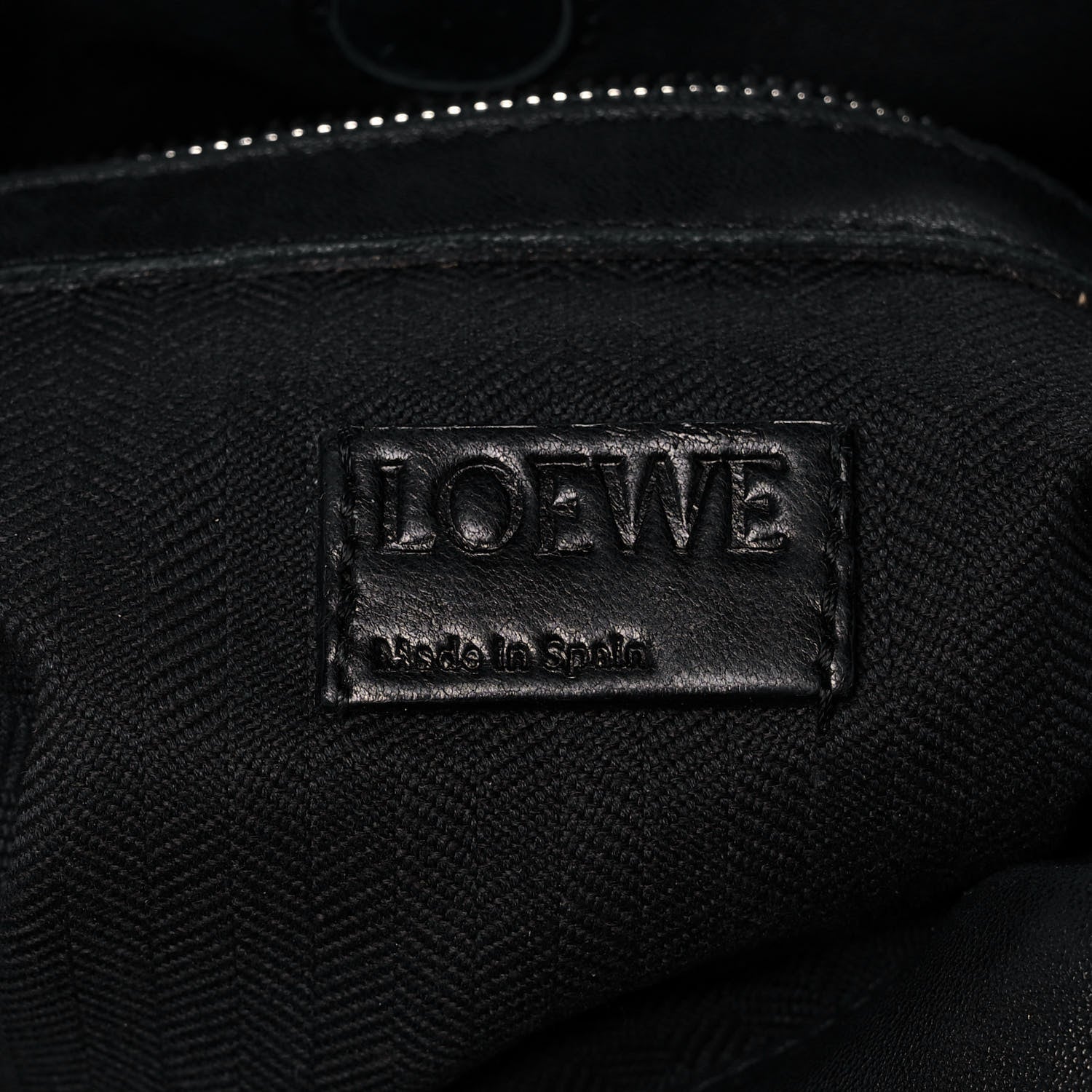 Loewe Calfskin Small Flamenco Knot Bag Black 6 of 13