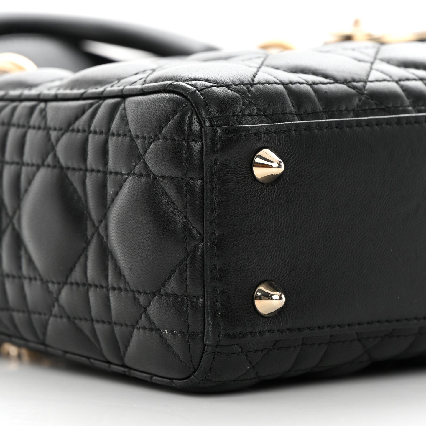 Lambskin Cannage Small My ABCDior Lady Dior Black