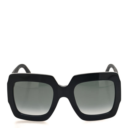 Gucci Square Frame GG0102S Sunglasses Glitter Black 2 of 8