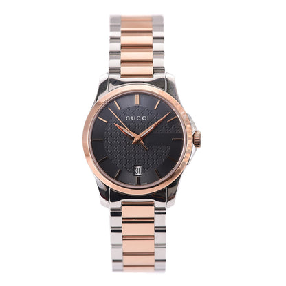 Gucci Stainless Steel 27mm 126.5 G-Timeless Quartz Watch Grey 1 of 9
