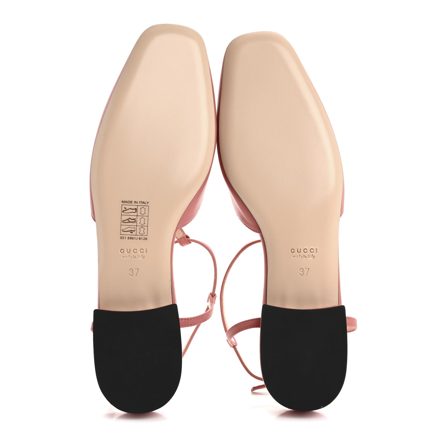 Nappa Double G Ballet Flats 37 Gorgeus Grace