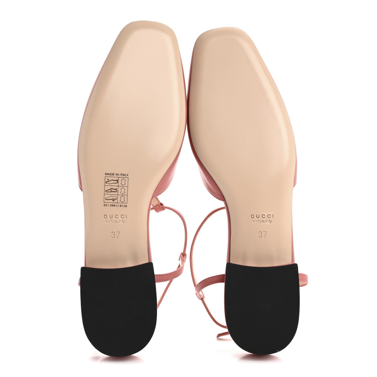 Gucci Nappa Double G Ballet Flats 37 Gorgeus Grace 6 of 9