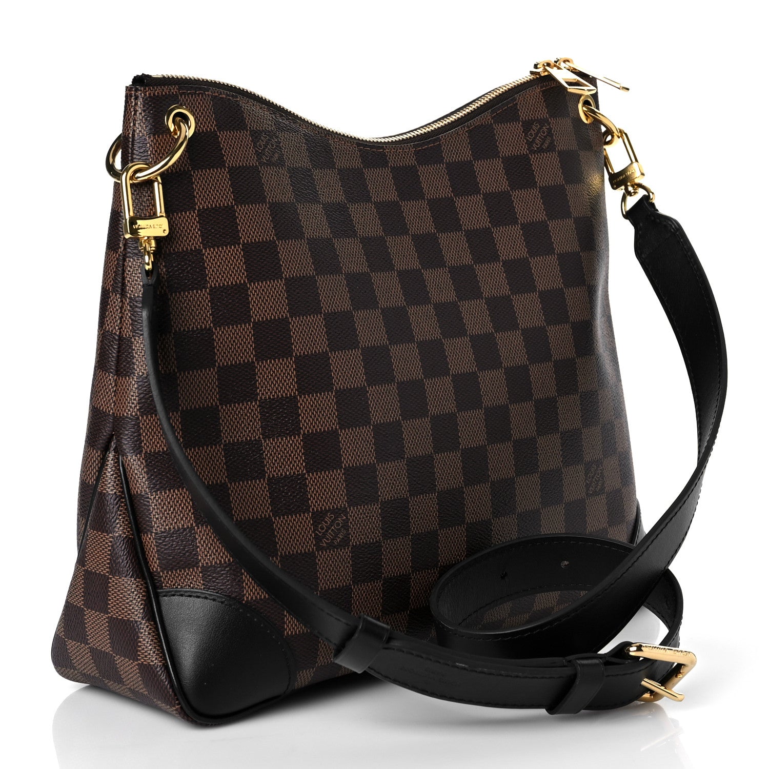 Louis Vuitton Damier Ebene Odeon MM Black 3 of 8