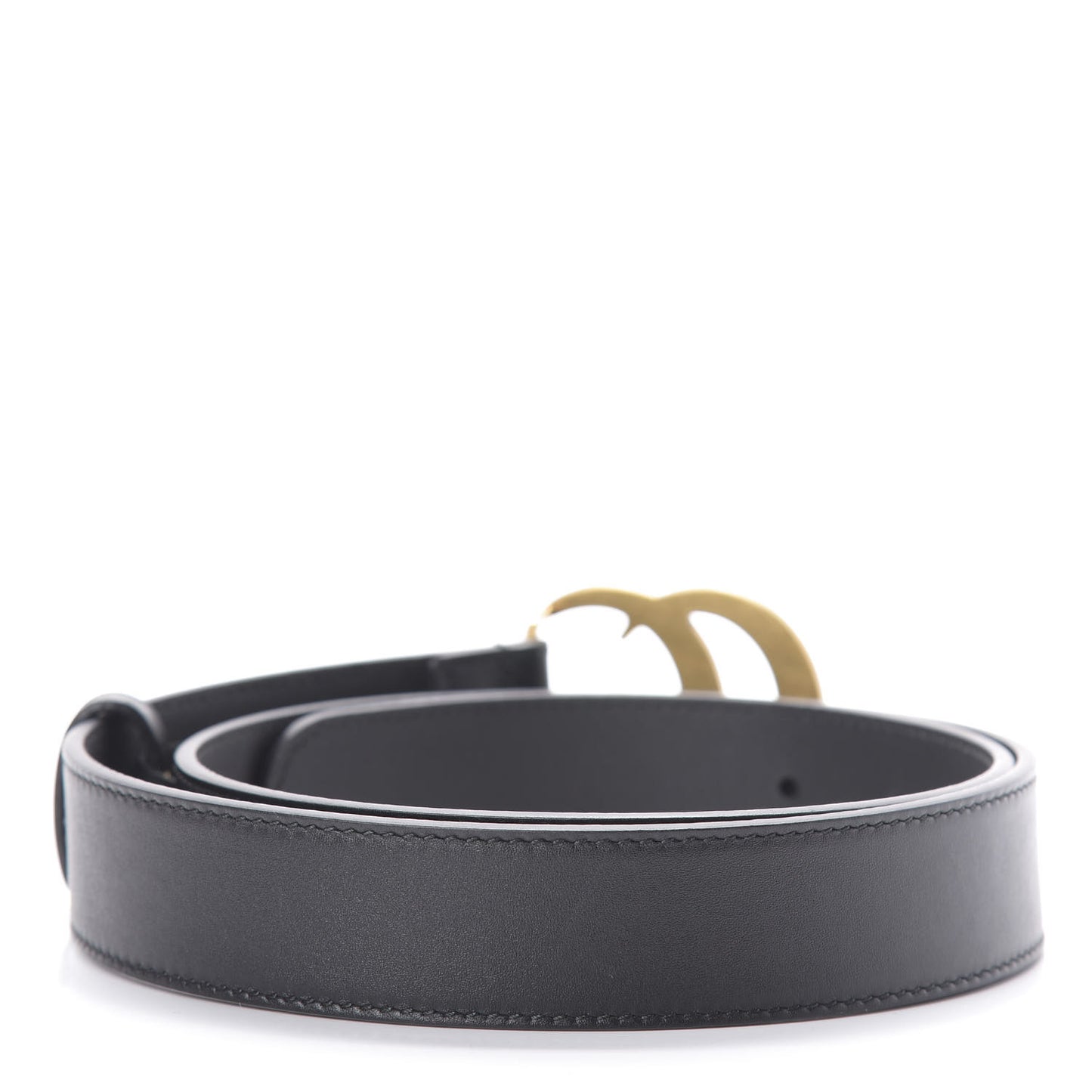 Calfskin Double G 30mm Belt 80 32 Black