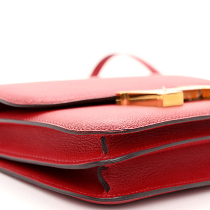 Hermes Evercolor Constance 18 Rouge Grenat 9 of 11