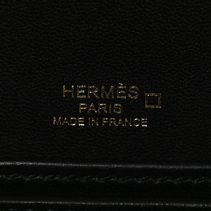 Hermes Shiny Alligator Mini Sac Roulis Black 6 of 10