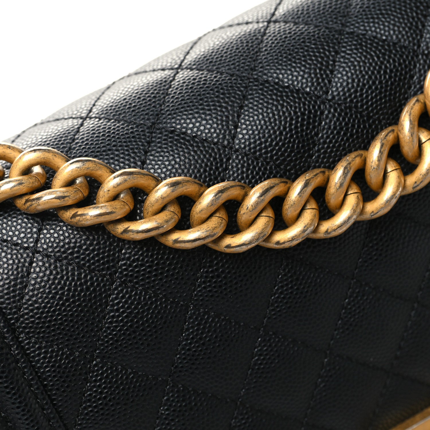 Chanel Caviar Quilted Medium Boy Flap Black 11 of 12