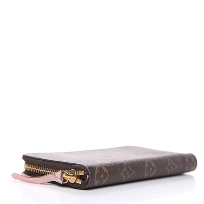Louis Vuitton Monogram Clemence Wallet Rose Ballerine 4 of 10