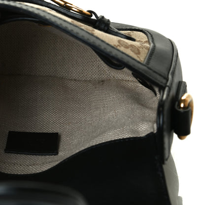 Gucci Monogram Small Lady Web Shoulder Bag Beige Black 4 of 12