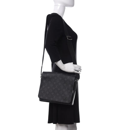 Louis Vuitton Monogram Eclipse District PM Black 2 of 10