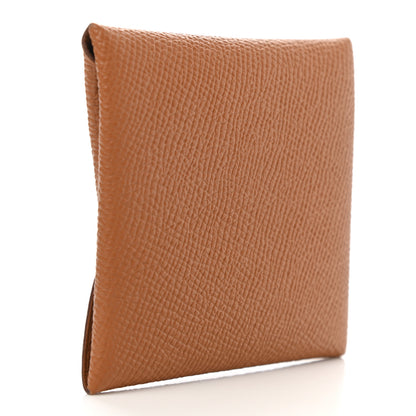 Hermes Epsom Bastia Coin Purse Gold 3 of 8