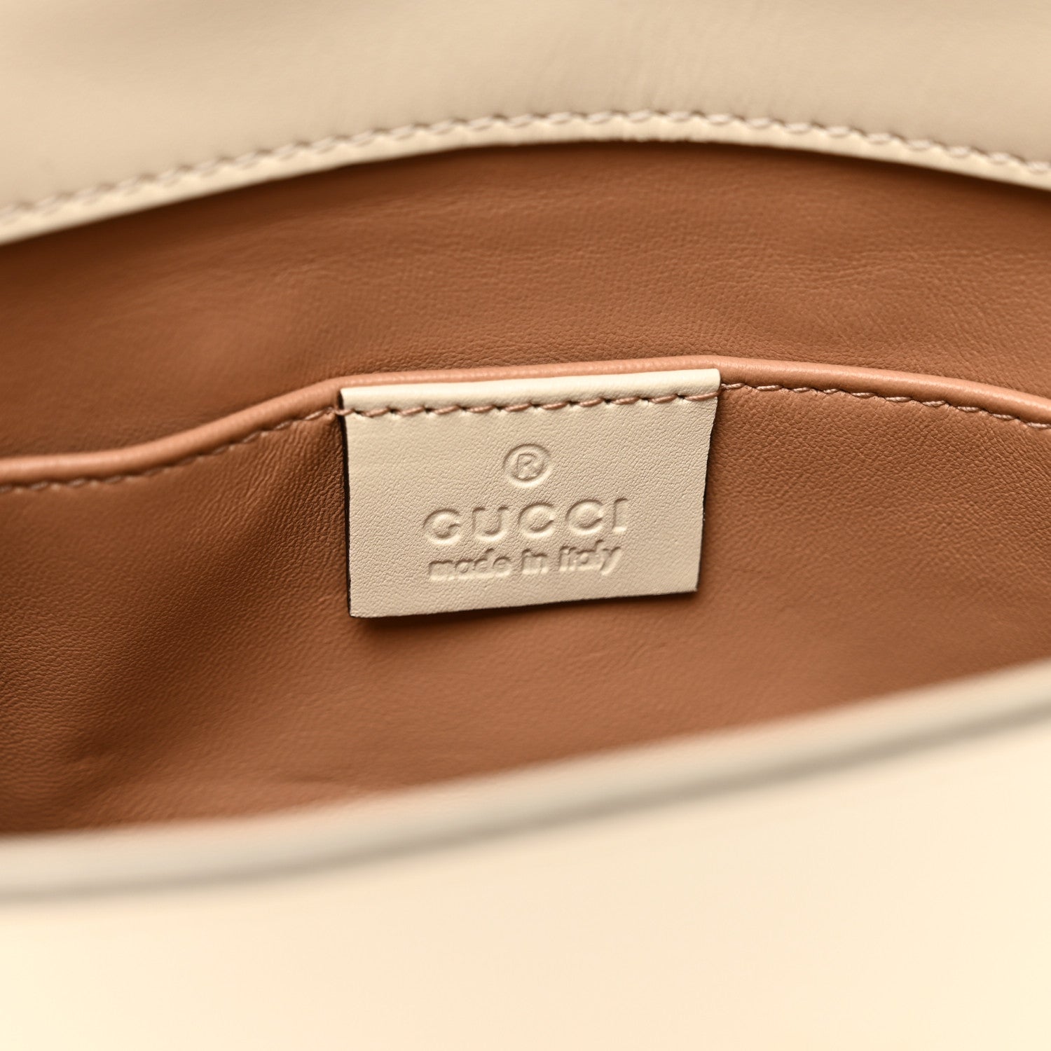 Gucci Nappa Pearl Studded Mini Queen Margaret Broadway Shoulder Bag Mystic White 7 of 11
