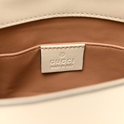 Gucci Nappa Pearl Studded Mini Queen Margaret Broadway Shoulder Bag Mystic White 7 of 11