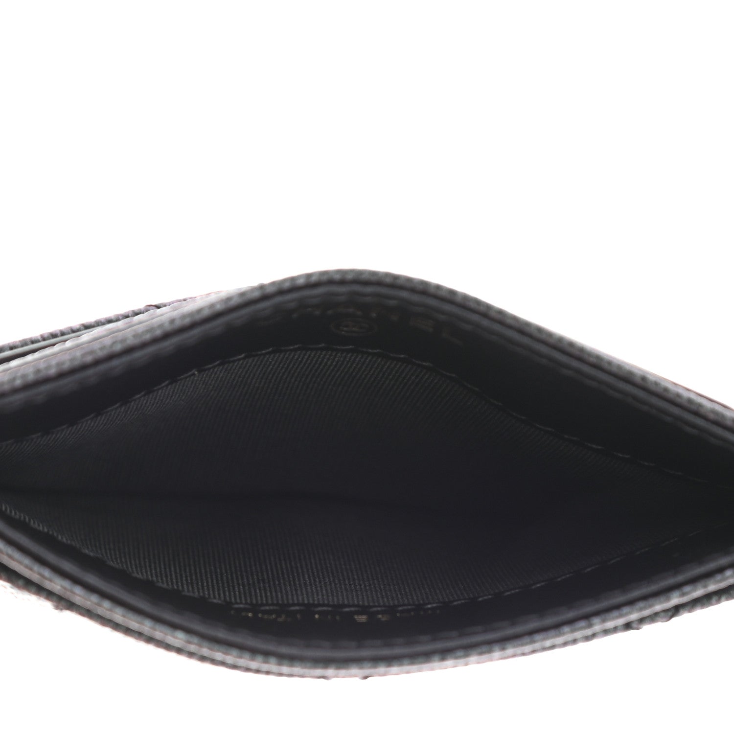 Chanel Iridescent Caviar Quilted Card Holder Black 5 of 8