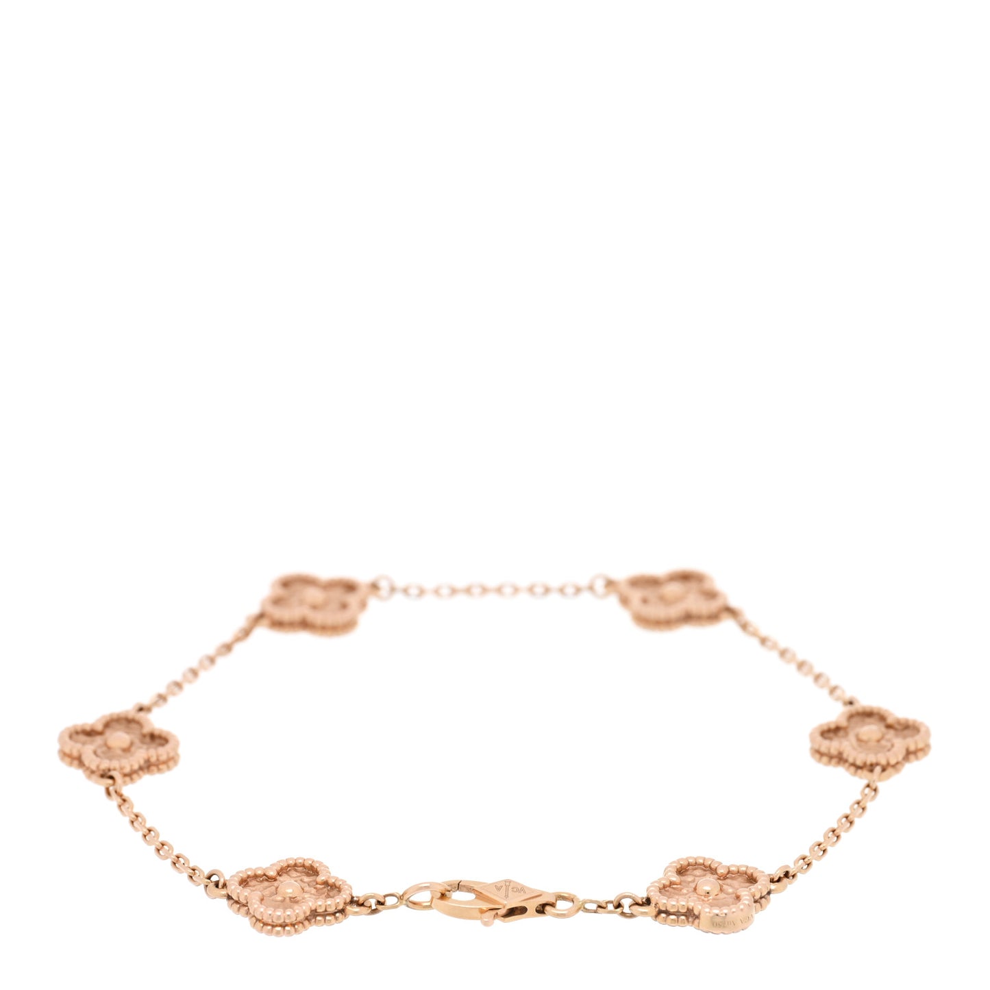 18K Rose Gold 6 Motifs Sweet Alhambra Bracelet