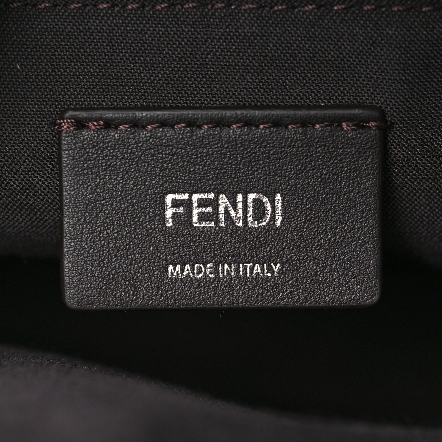 Fendi Vitello King Logo Embossed Medium By The Way Boston Bag White Ice 6 of 9