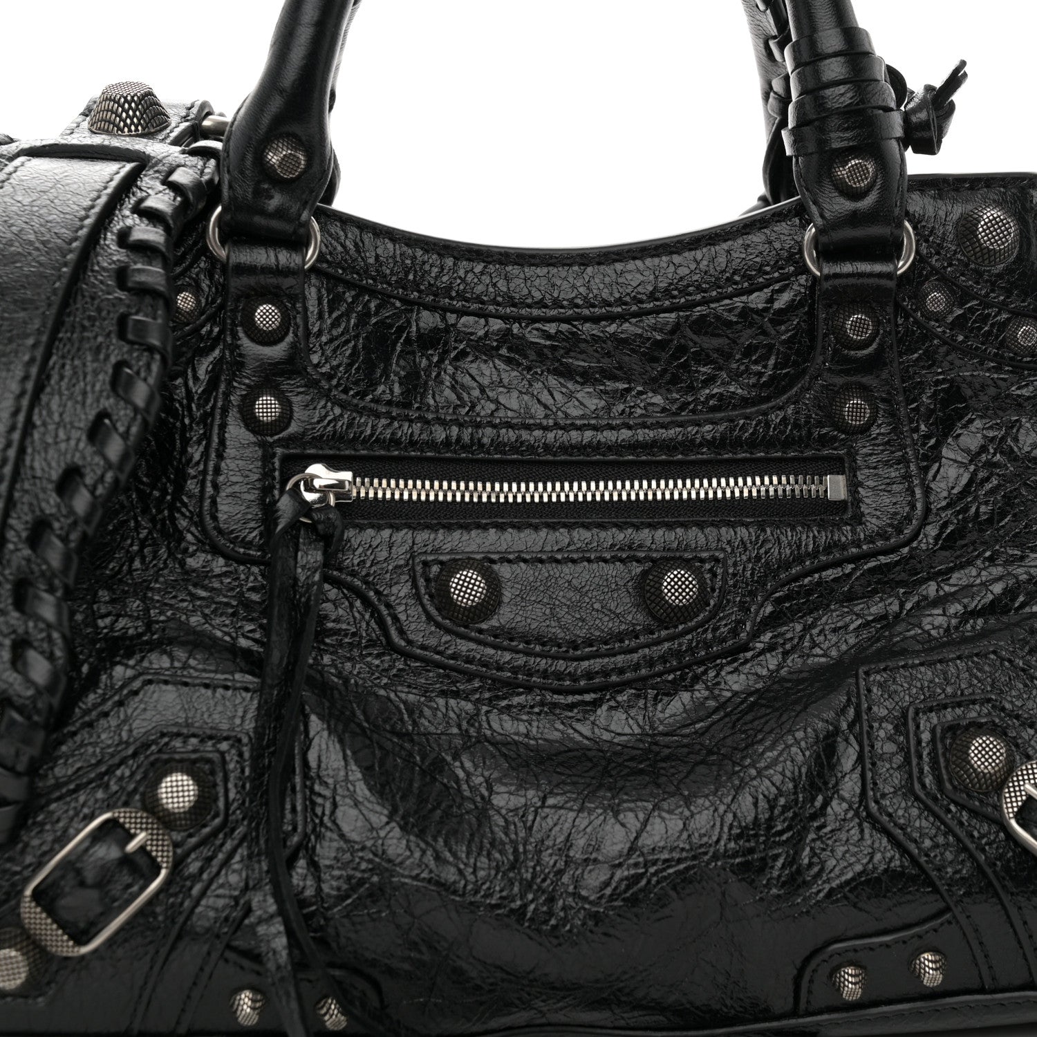 Balenciaga Agneau Arena Neo Cagole Handbag XS Black 9 of 11