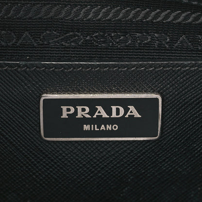 Prada Saffiano Lux Studded Crystal Medium Galleria Double Zip Tote Black 6 of 8