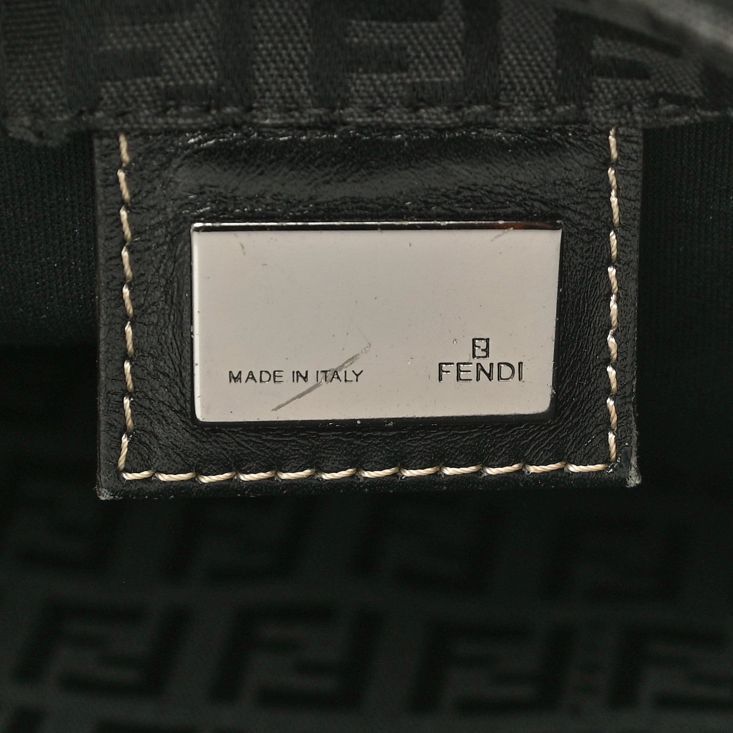 Fendi Zucchino Roll Tote Black 6 of 14