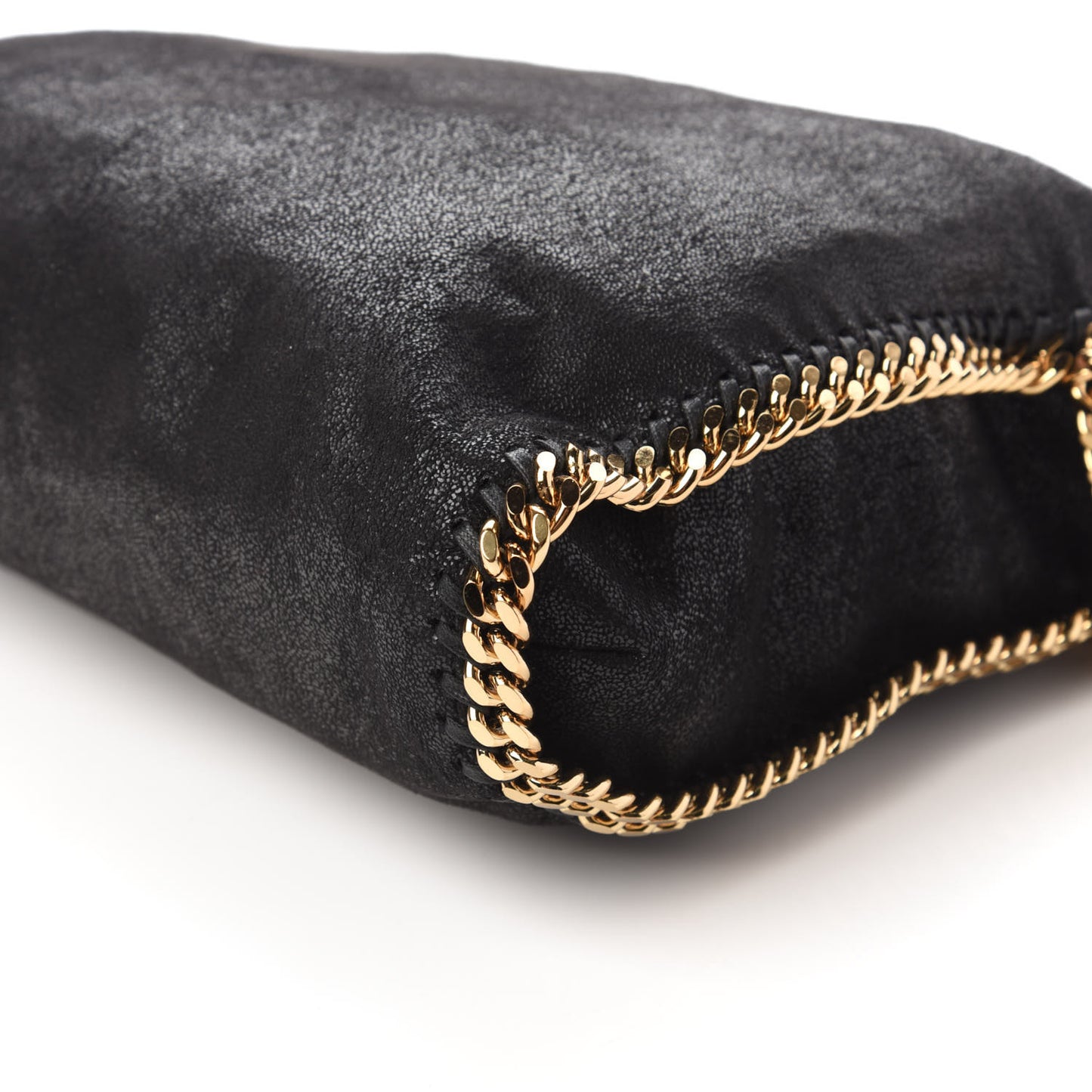 Shaggy Deer Falabella Fold Over Tote Black