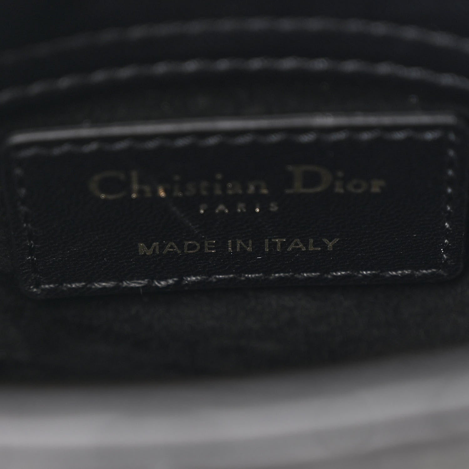 Christian Dior Lambskin Cannage Micro Lady Dior Black 6 of 10