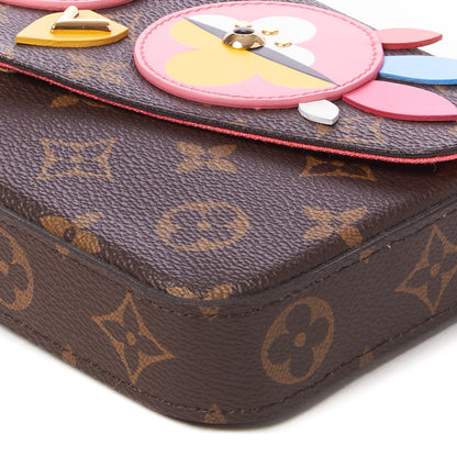Louis Vuitton Monogram Lovely Birds Pochette Felicie Chain Wallet 4 of 8
