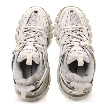 Balenciaga Rubber Mesh Fabric Monocolor Recycled Sole Womens Track Sneakers 36 White 2 of 10