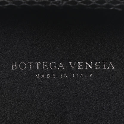 Bottega Veneta Satin Intreccio Impero Ayers Knot Clutch Black 6 of 6